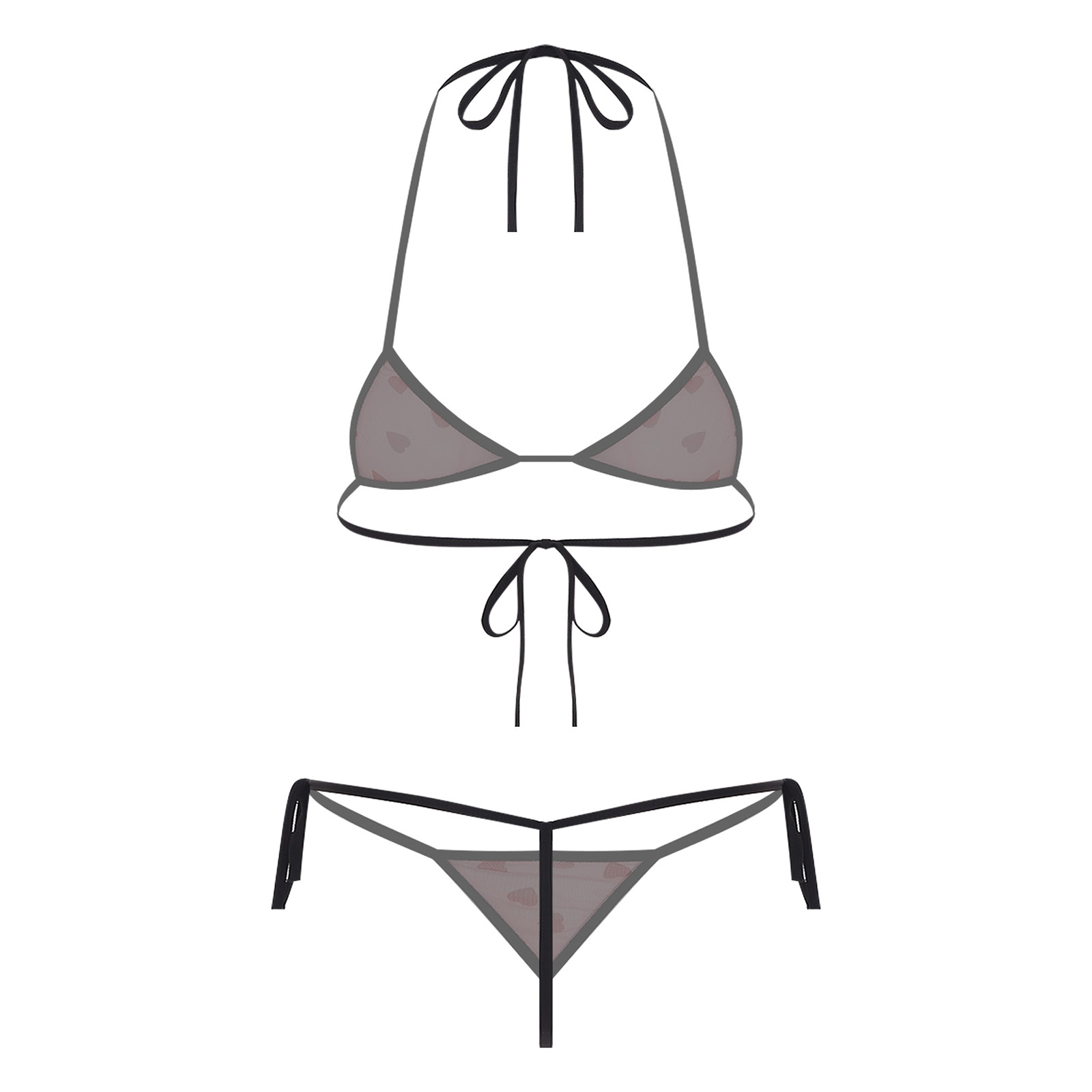 Womens Micro Mini Bikini Linge – Sheer Bra Lace recenzja i cena