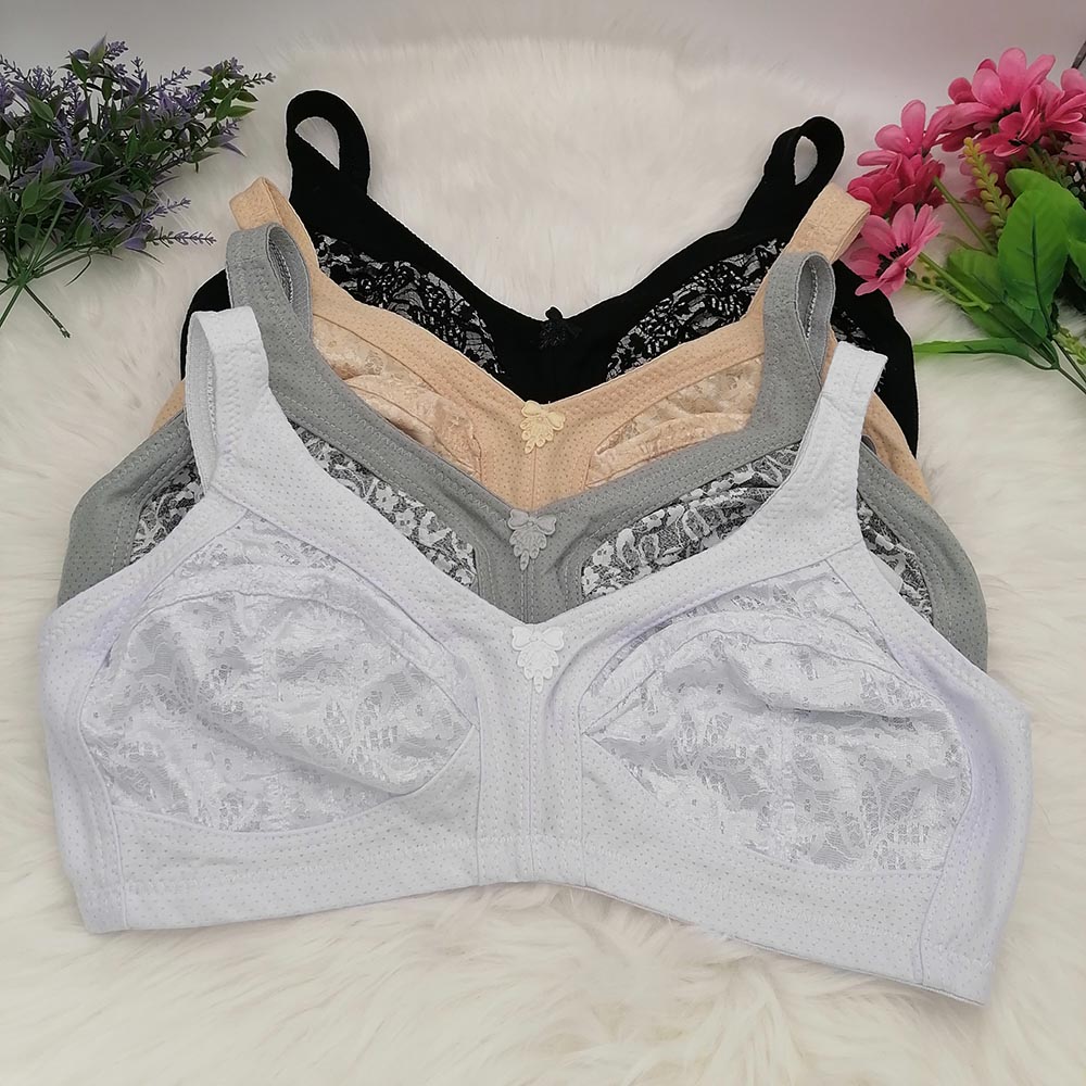 Women's Bra Large Cup C D E F  – Cotton Bra Everyday recenzja i cena