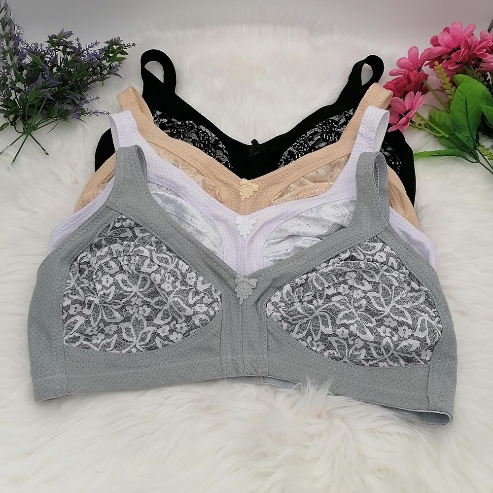 Women's Bra Large Cup C D E F  – Cotton Bra Everyday recenzja i cena