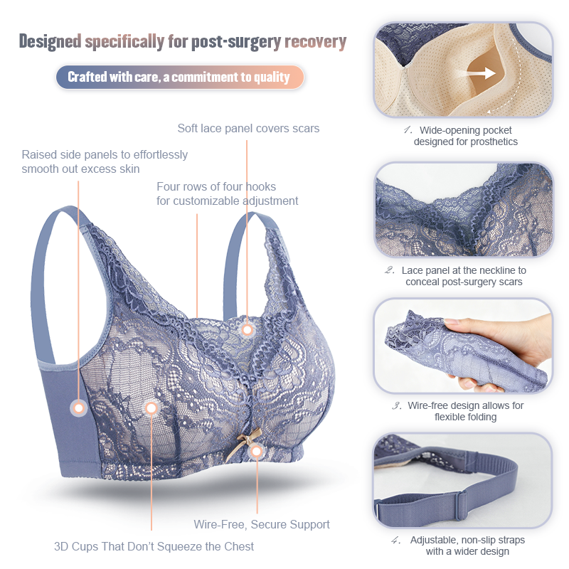 Post breast surgery bra, power – Mastectomy Bra Pocket recenzja i cena