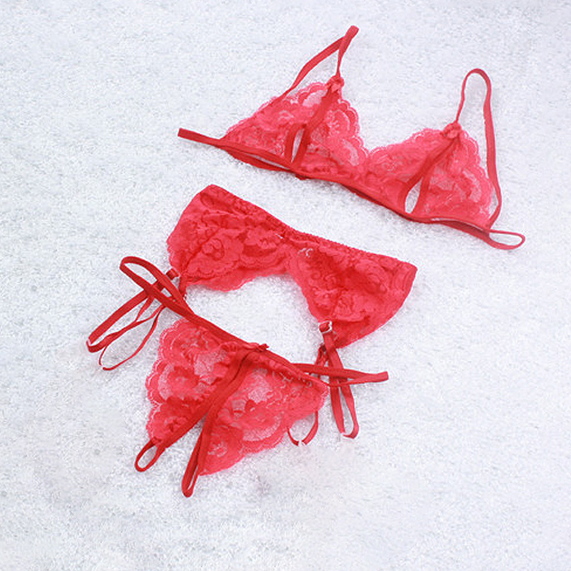 1 Set Women's Lace Lingerie, S – Sheer Bra Lace recenzja i cena