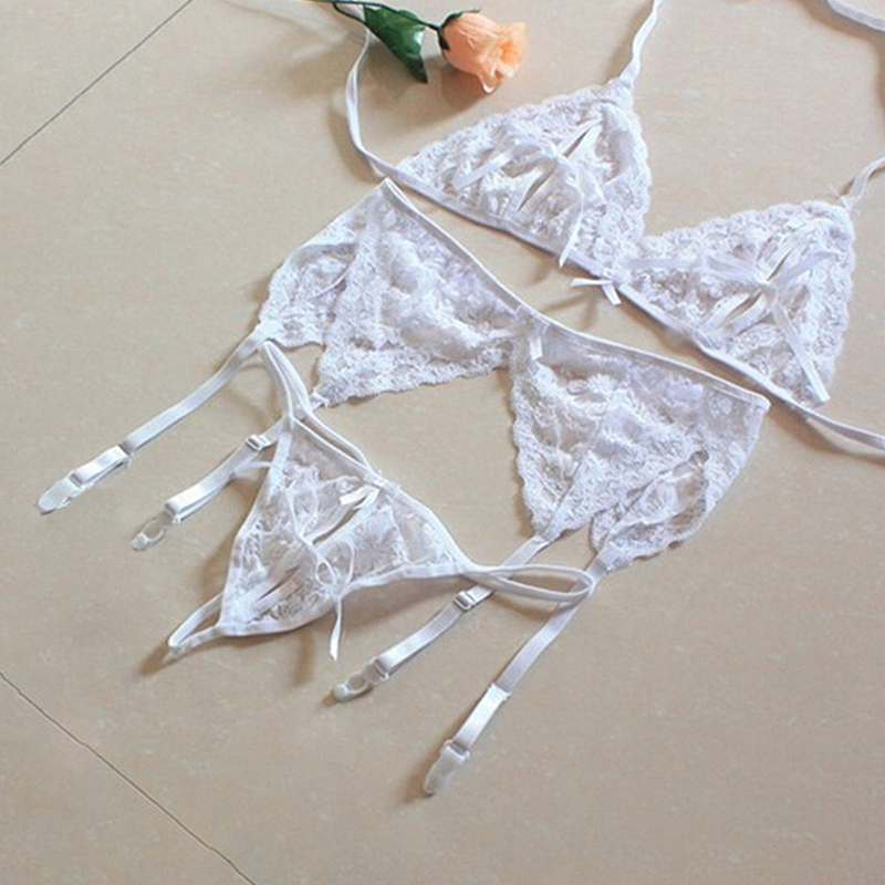 1 Set Women's Lace Lingerie, S – Sheer Bra Lace recenzja i cena