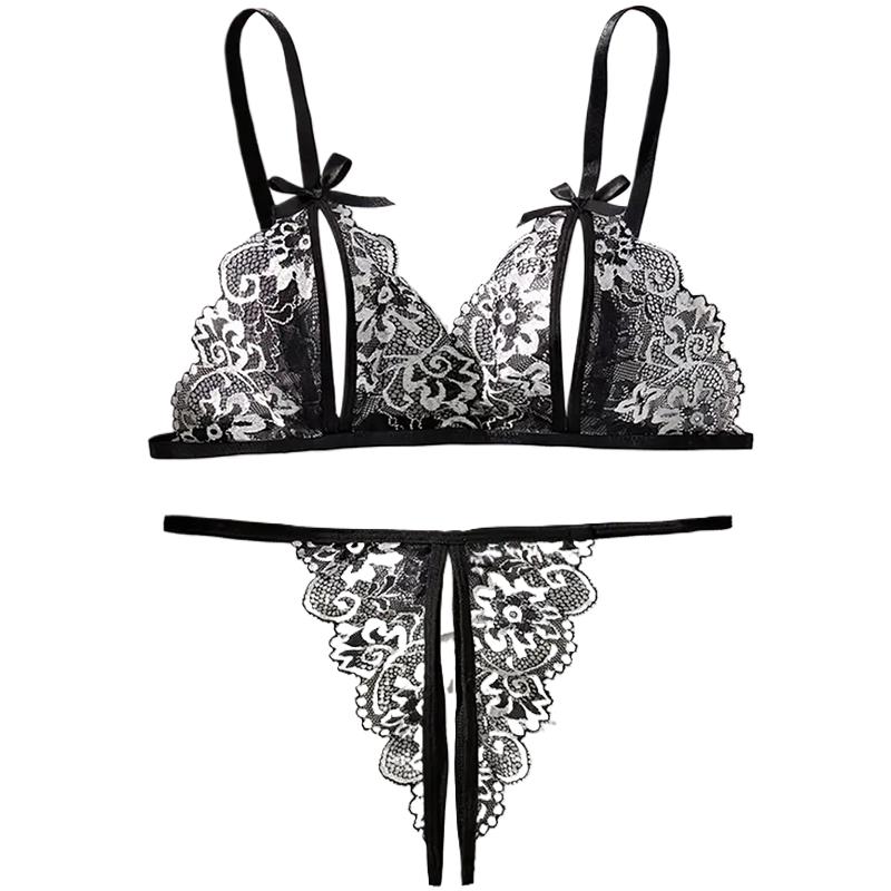 Black Hot Crotchless Sexy Wome – Sheer Bra Lace recenzja i cena