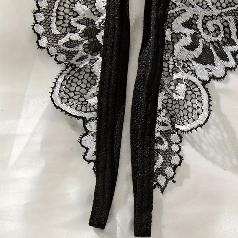 Black Hot Crotchless Sexy Wome – Sheer Bra Lace recenzja i cena