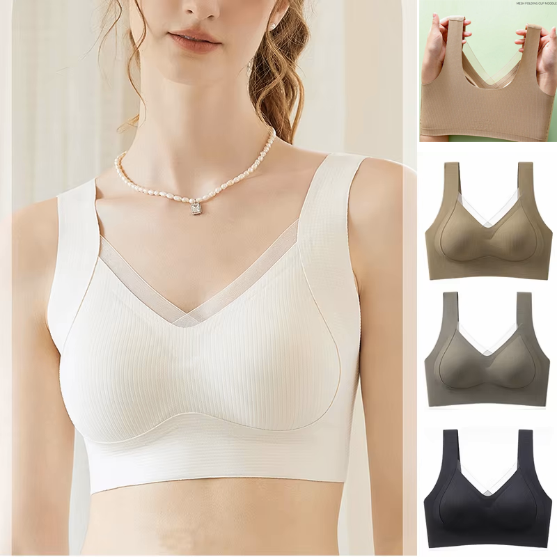1pcs Women's Bra Breathable Ga – Wirefree Bra Comfort recenzja i cena