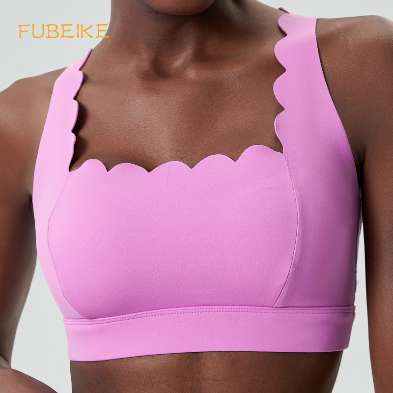 FUBEIKE Small Wave Double-Shou – Sports Bra Racerback recenzja i cena