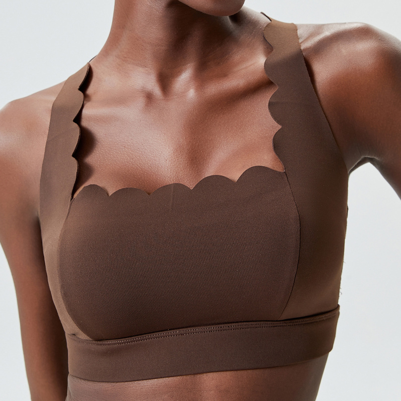 FUBEIKE Small Wave Double-Shou – Sports Bra Racerback recenzja i cena