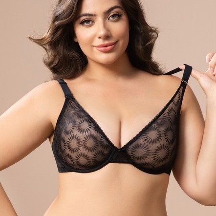 Plus Size Lace Bra Women Yello – Minimizer Bra Women recenzja i cena