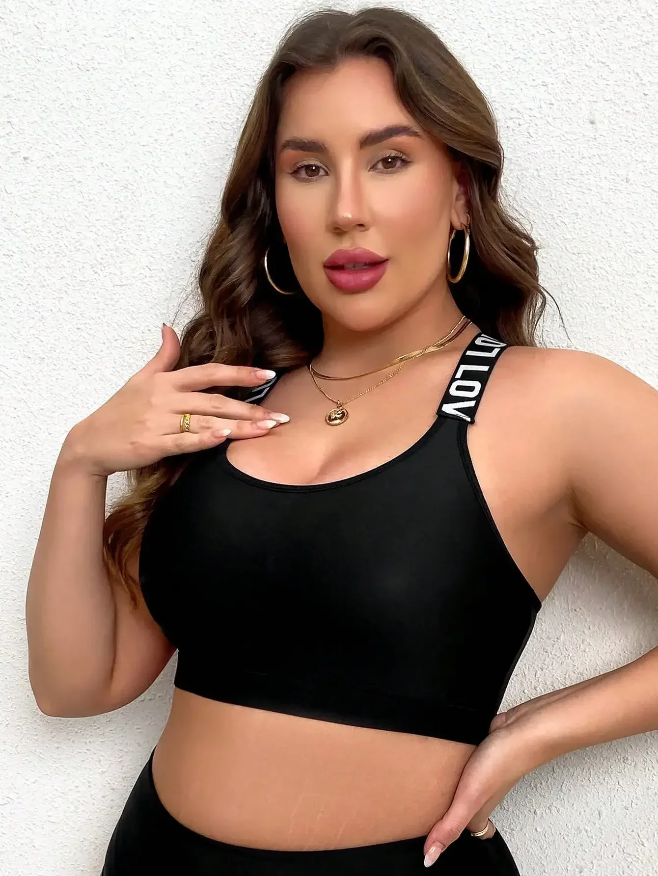 Plus Size Women Sports Bra, Bl – Full Coverage Bra recenzja i cena