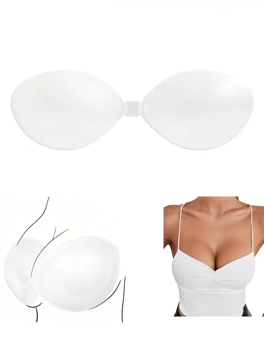 1 Pair Invisible Strapless Sil – Push Up Bra Silicone recenzja i cena