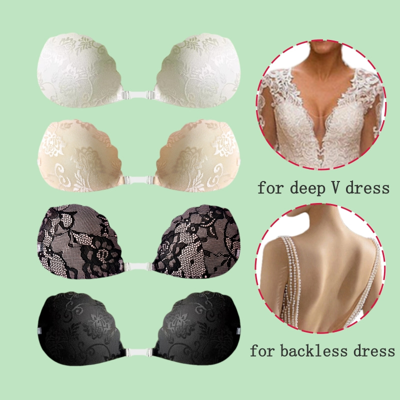 Lace Invisible Bra Backless St – Backless Bra Sticky recenzja i cena