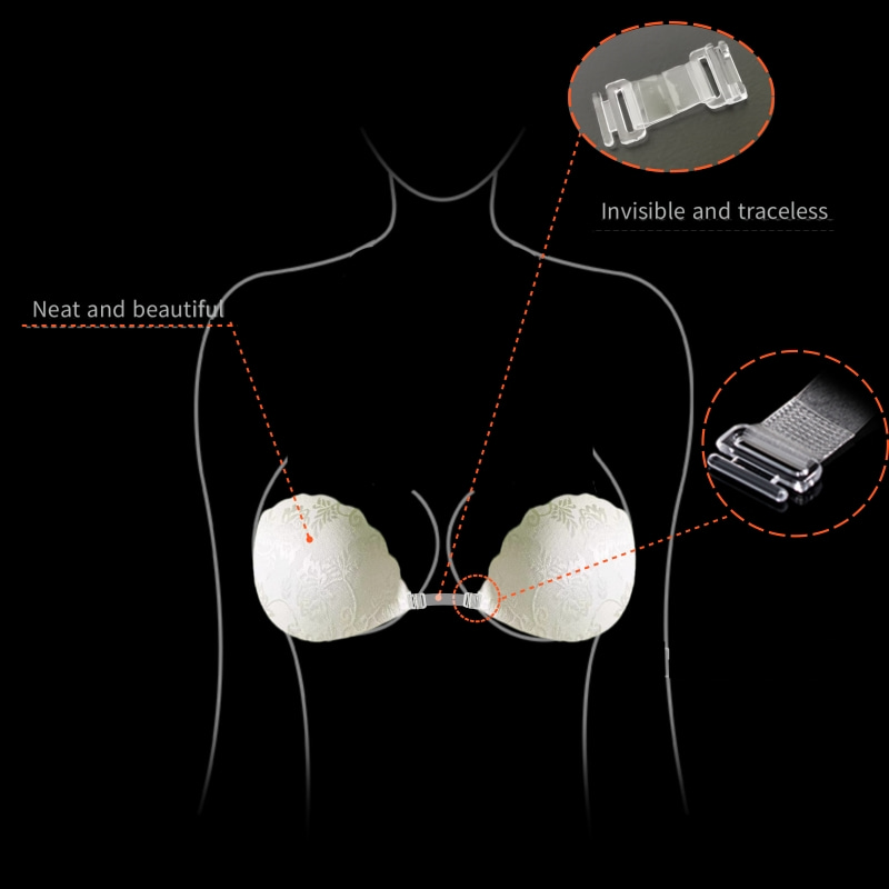 Lace Invisible Bra Backless St – Backless Bra Sticky recenzja i cena