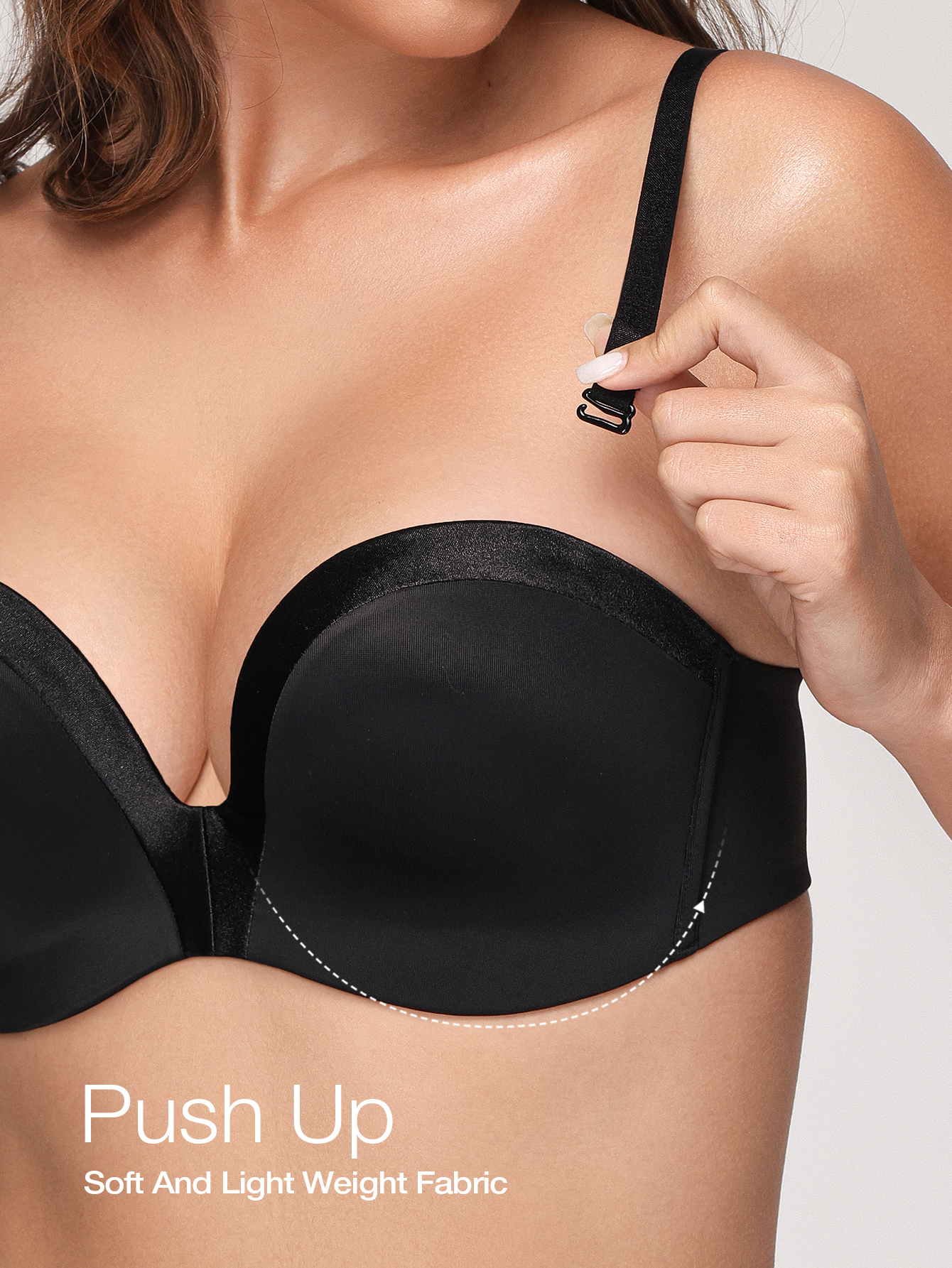Wingslove Women Strapless Push – Convertible Bra Multiway recenzja i cena