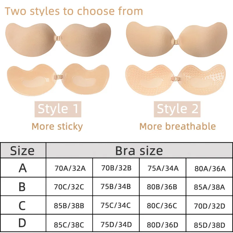 Sexy Women's bra Invisible Pus – Backless Bra Sticky recenzja i cena