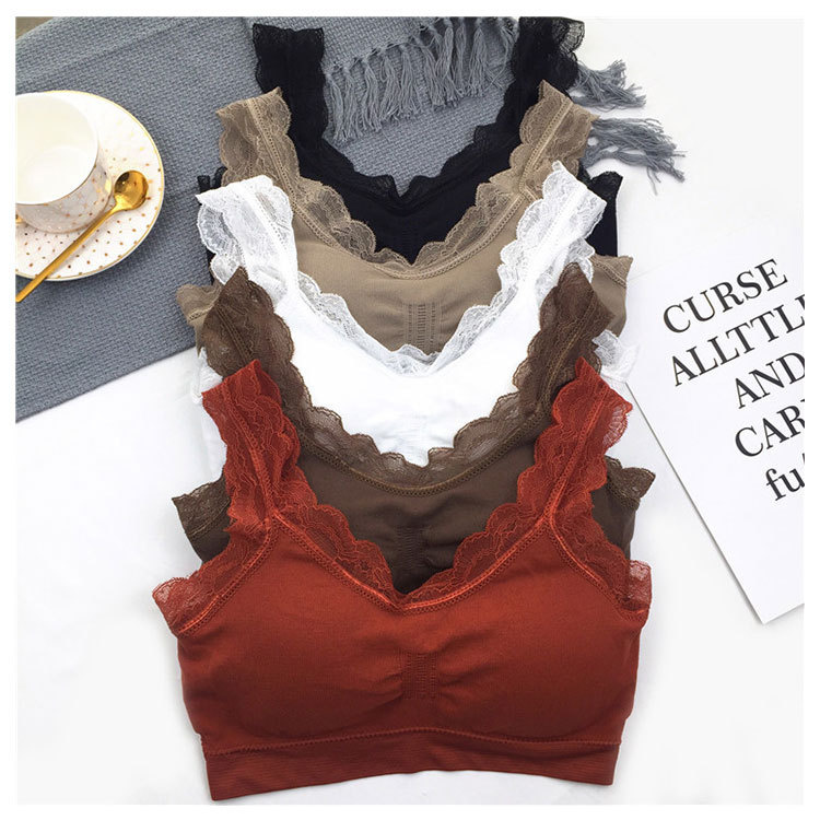 3D Sexy lace Lingerie Seamless – Lace Bralette Set recenzja i cena