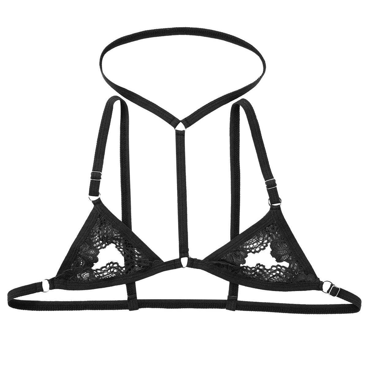 Sexy Men Harness Erotic Bra Ma – Sheer Bra Lace recenzja i cena