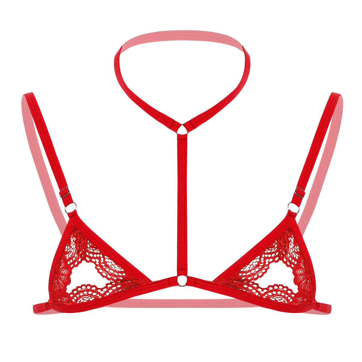 Sexy Men Harness Erotic Bra Ma – Sheer Bra Lace recenzja i cena