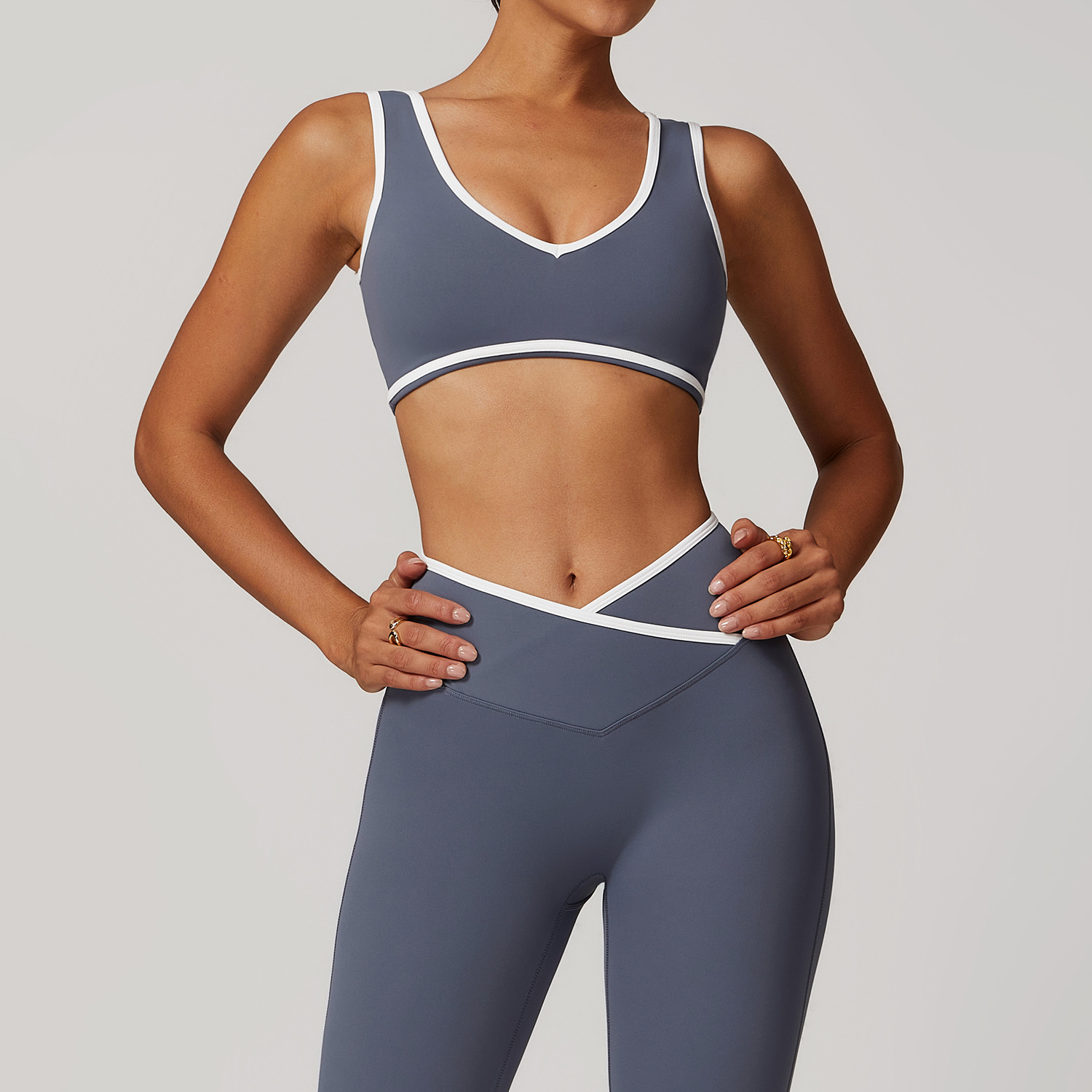 V-Neck Sports Bra Women Top Pu – Minimizer Bra Women recenzja i cena