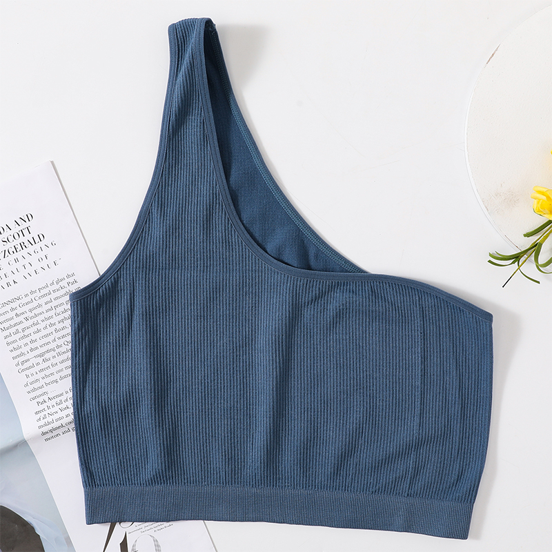One Shoulder Tank Tops Women S – T Shirt Bra Seamless recenzja i cena