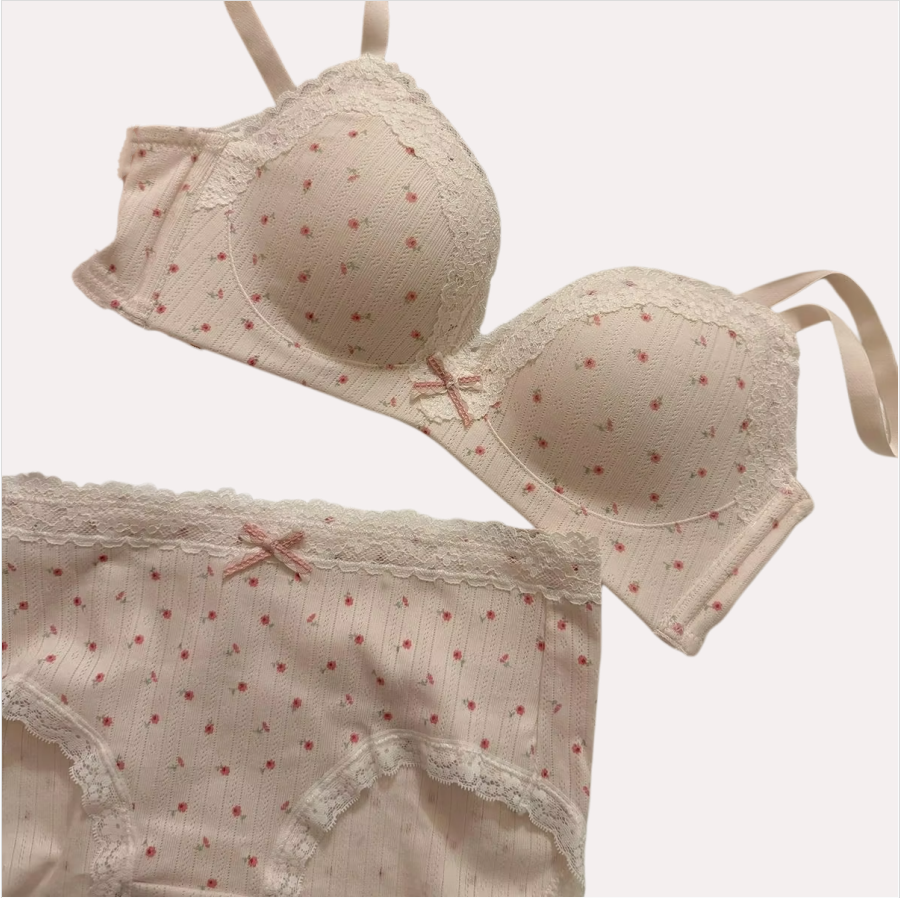 Teenage Sexy Lace Floral Bra S – Cotton Bra Everyday recenzja i cena