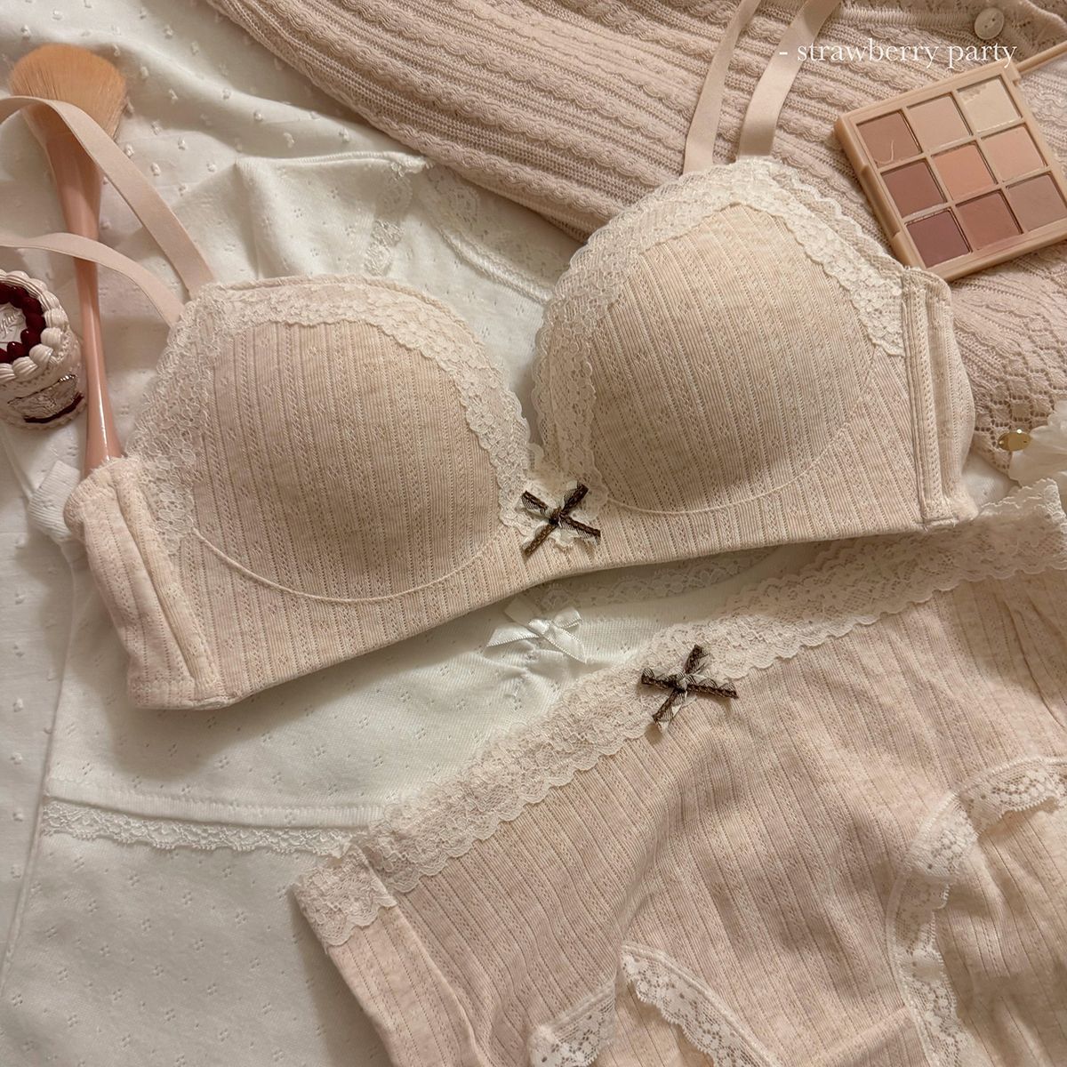 Teenage Sexy Lace Floral Bra S – Cotton Bra Everyday recenzja i cena