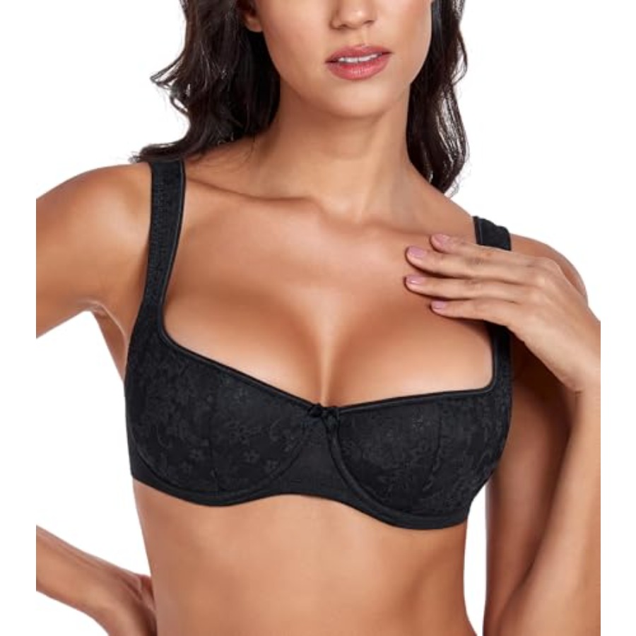 DotVol Women's Lightly Padded  – Demi Bra Balconette recenzja i cena