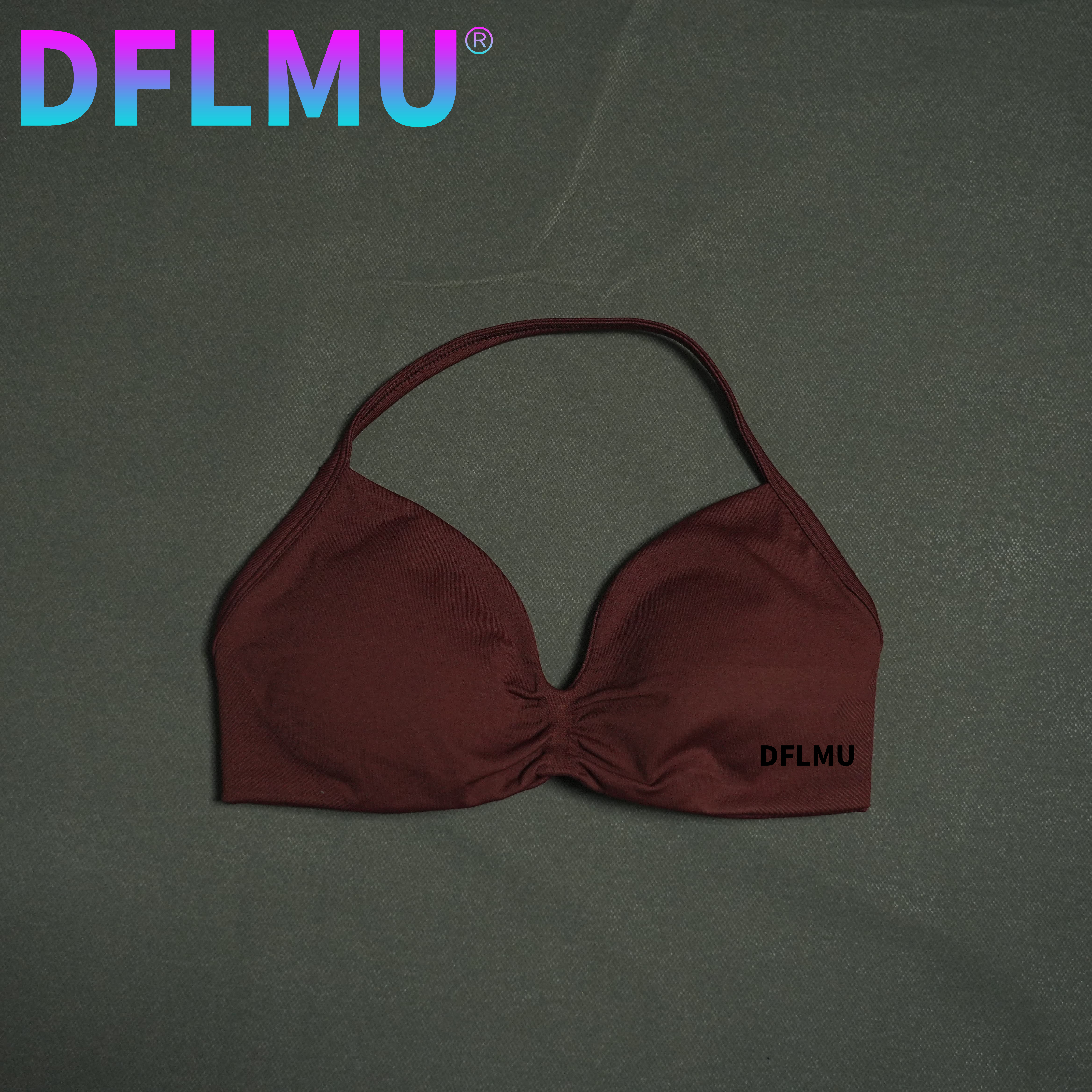 DFLMU Women Halter Sports Bra  – Underwire Bra Padded recenzja i cena