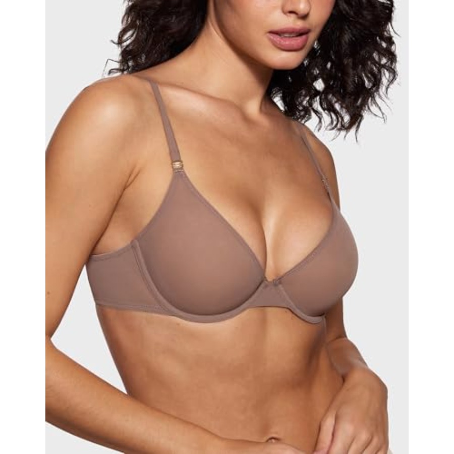 Women's Cosnufy Sheer Balconet – Demi Bra Balconette recenzja i cena