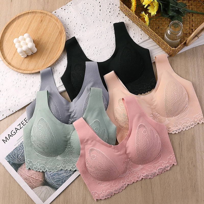Breathable Latex Bra Seamless  – Sleep Bra Bralette recenzja i cena
