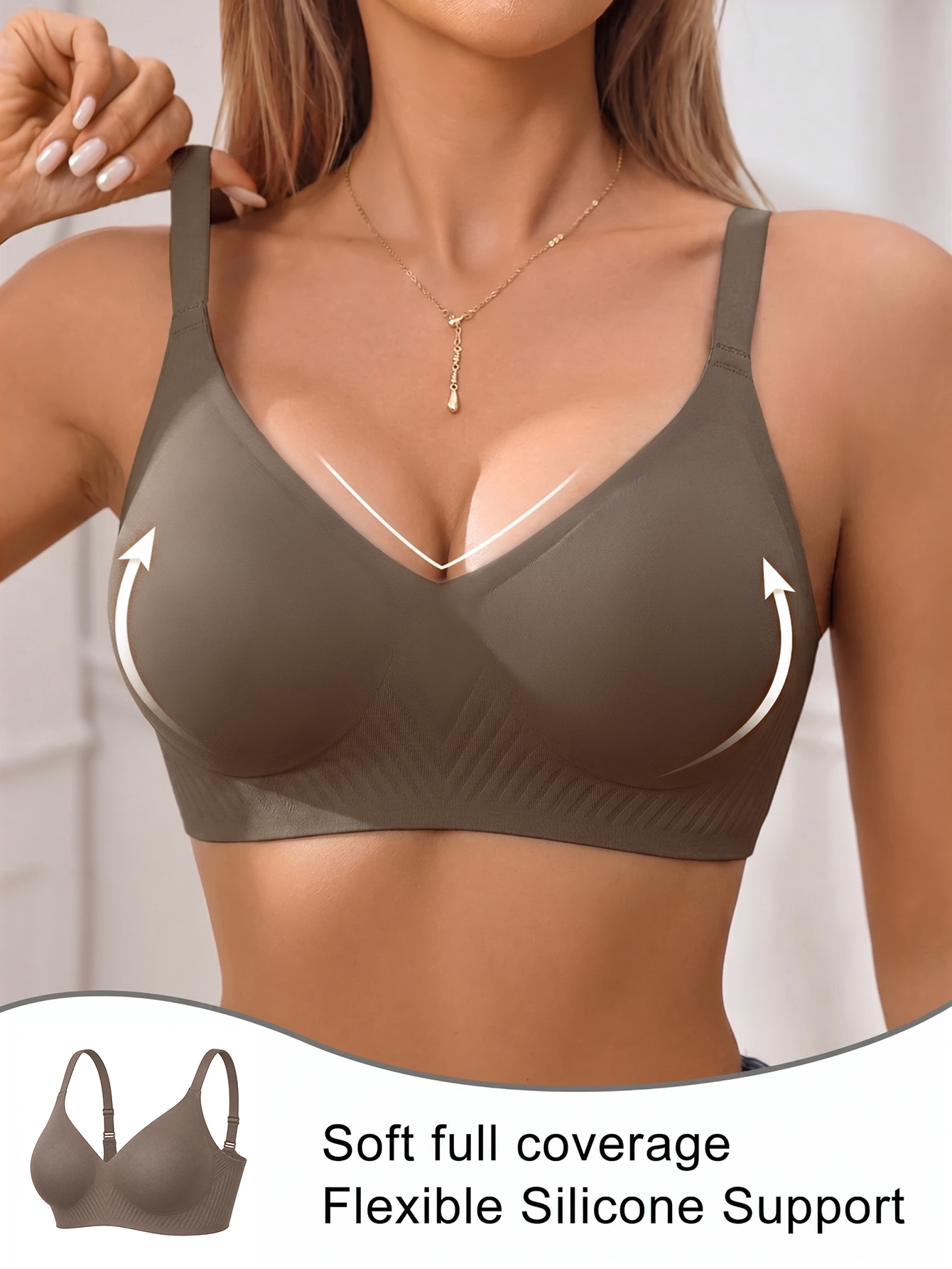 Full Coverage Push Up Jelly Su – Wirefree Bra Comfort recenzja i cena