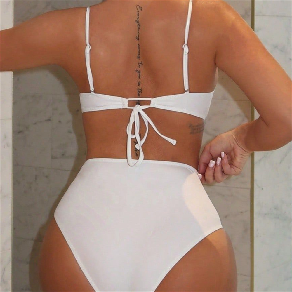 White Sling Bikini Bra Back La – Underwire Bra Padded recenzja i cena