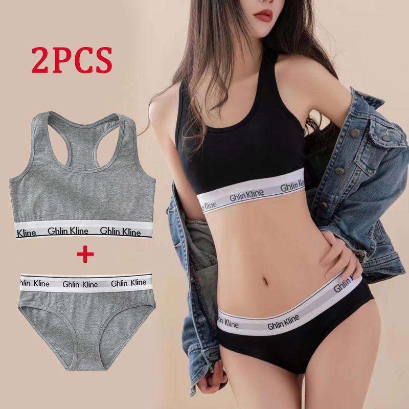 2PCS Ghlin Kline Underwear wit – T Shirt Bra Seamless recenzja i cena