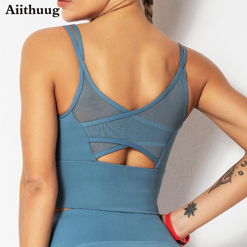 Aiithuug Yoga Bras Fitness Shi – Sports Bra Racerback recenzja i cena