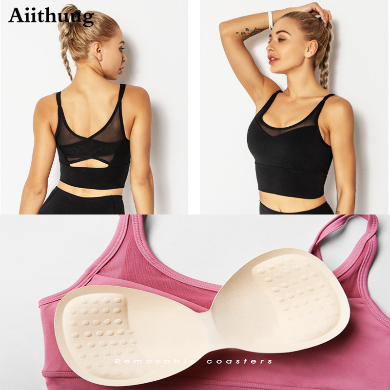 Aiithuug Yoga Bras Fitness Shi – Sports Bra Racerback recenzja i cena