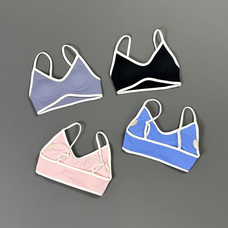 Women Contrastline Yoga Bra V  – Sports Bra Racerback recenzja i cena