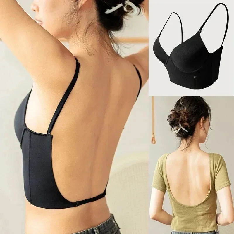 Women Invisible Bra Deep U Plu – Backless Bra Sticky recenzja i cena