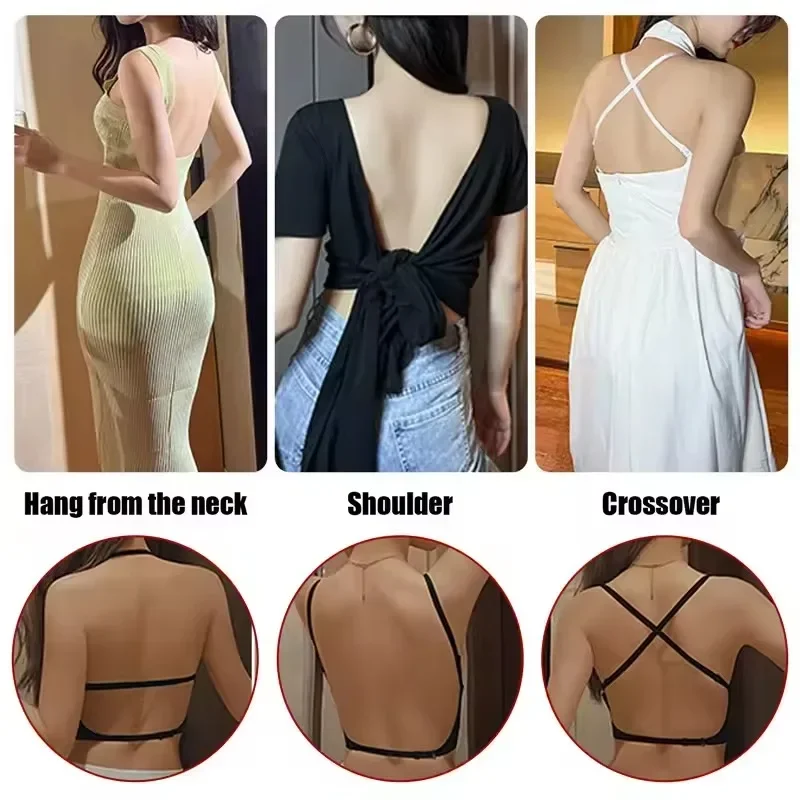 Women Invisible Bra Deep U Plu – Backless Bra Sticky recenzja i cena