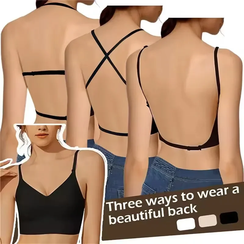 Women Invisible Bra Deep U Plu – Backless Bra Sticky recenzja i cena