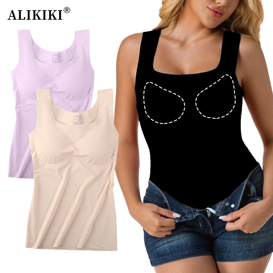 Ice Silk Wireless Push Up Tank – T Shirt Bra Seamless recenzja i cena
