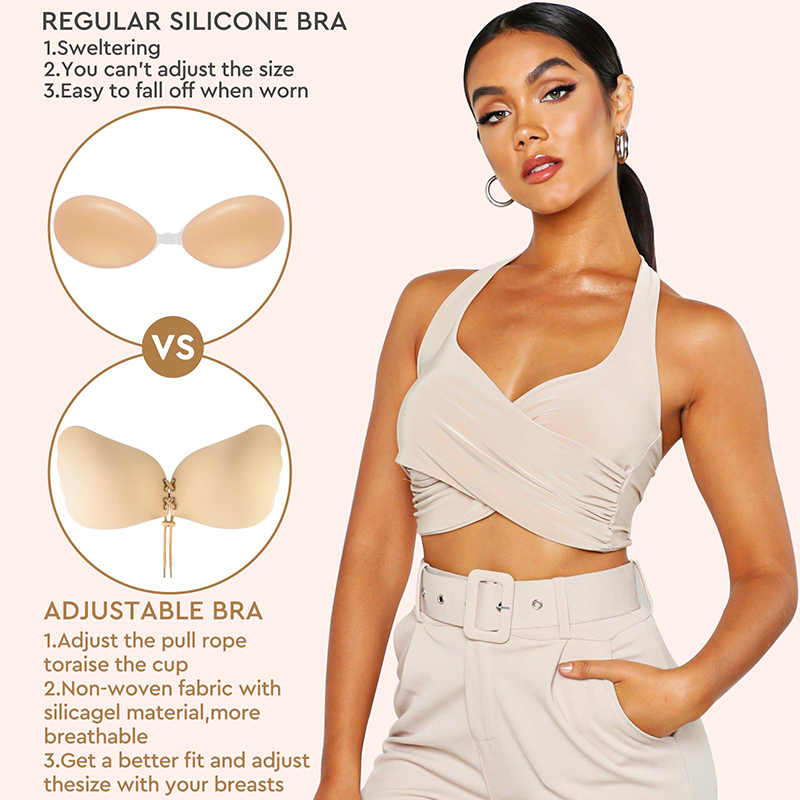 1/2 Pairs Women Summer Backles – Strapless Bra Adhesive recenzja i cena