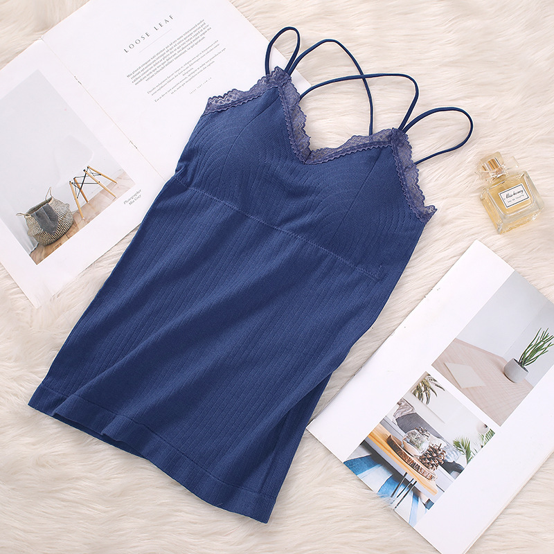 Women Padded Tank Top Seamless – T Shirt Bra Seamless recenzja i cena
