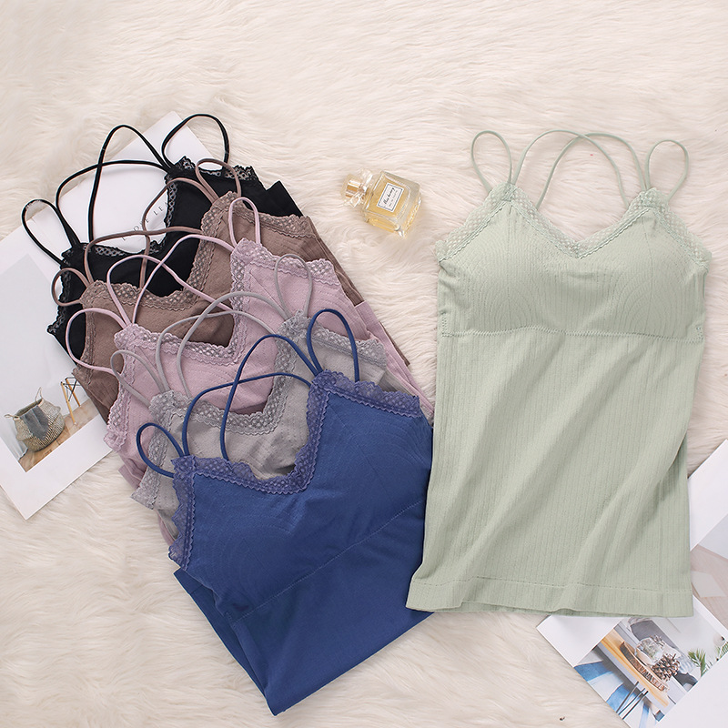 Women Padded Tank Top Seamless – T Shirt Bra Seamless recenzja i cena