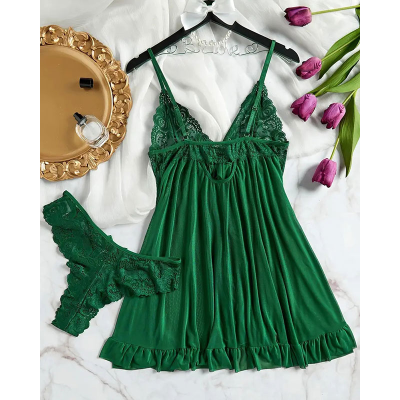 Soft Sheer Nighty Pajamas Hots – Sheer Mesh Bra recenzja i cena