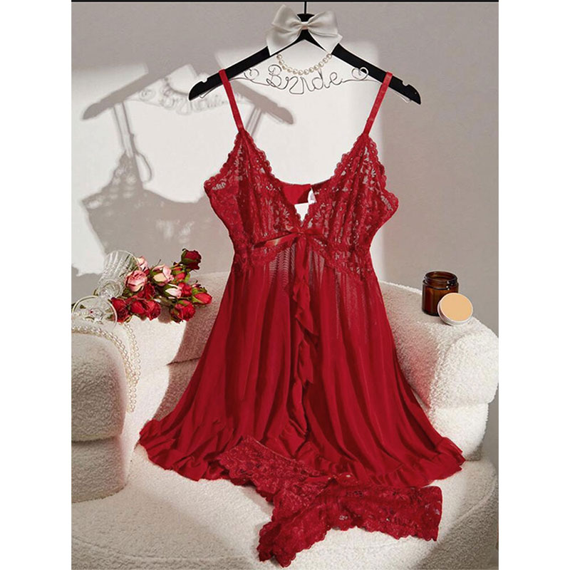 Soft Sheer Nighty Pajamas Hots – Sheer Mesh Bra recenzja i cena