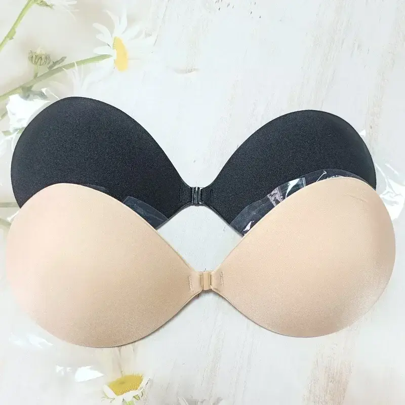 Women Sexy Strapless Bra Palm  – Strapless Bra Adhesive recenzja i cena