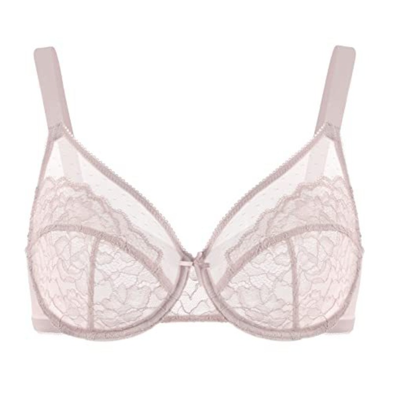 Plus Size Lace Bra French Push – Sheer Bra Lace recenzja i cena
