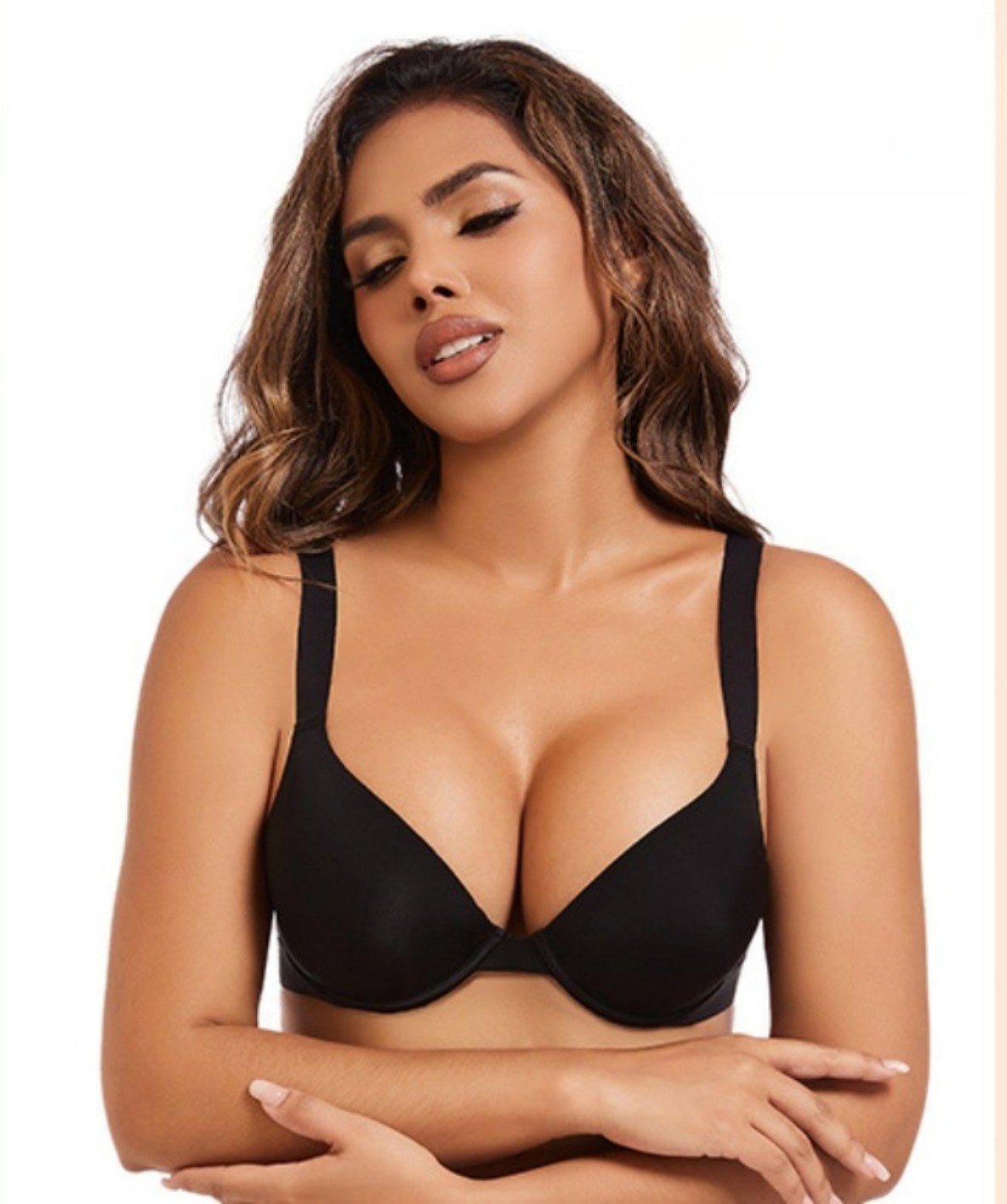 2025 Women's Plus Size Push Up – Demi Bra Balconette recenzja i cena