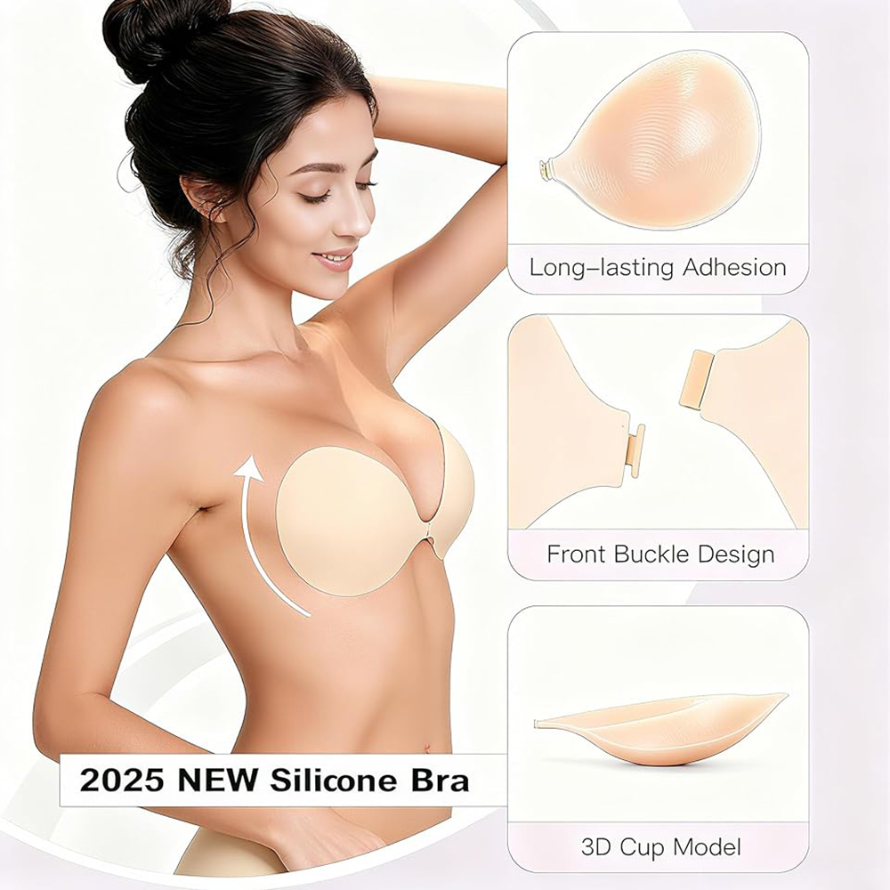 Strapless Push Up Sticky Bra P – Backless Bra Sticky recenzja i cena