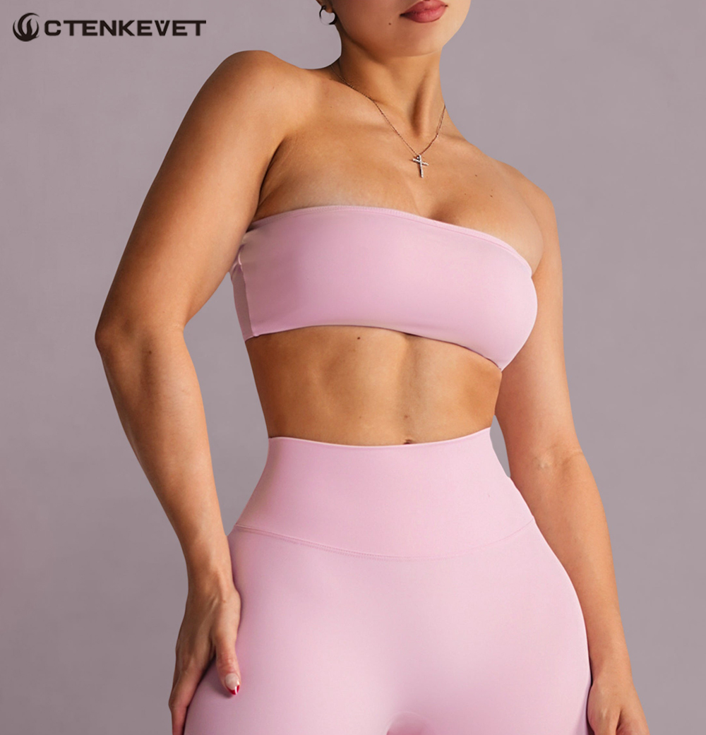 Strapless Sports Bra Gym Crop  – Sports Bra Racerback recenzja i cena