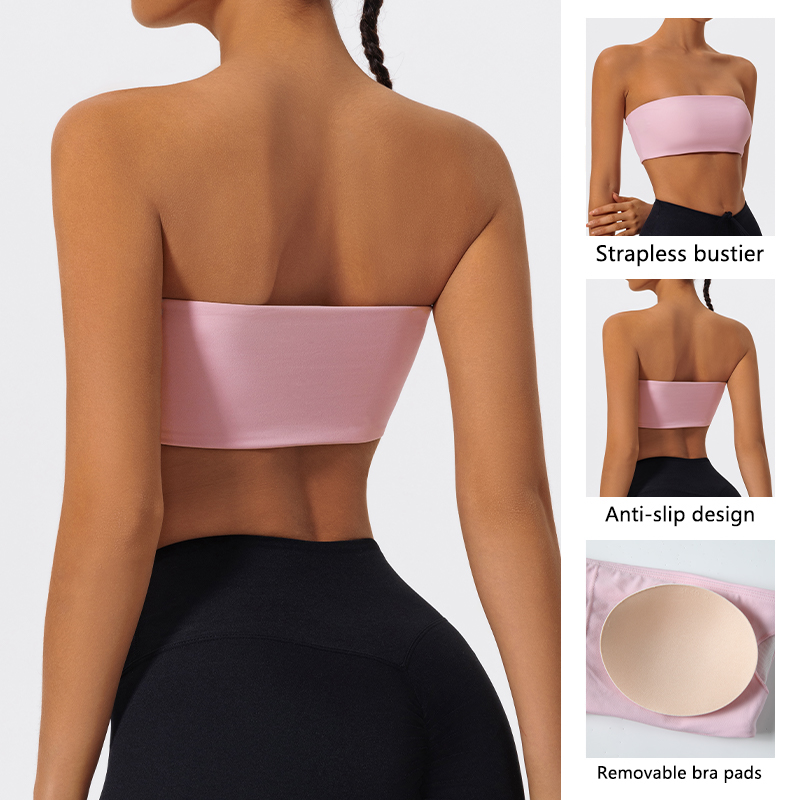 Strapless Sports Bra Gym Crop  – Sports Bra Racerback recenzja i cena